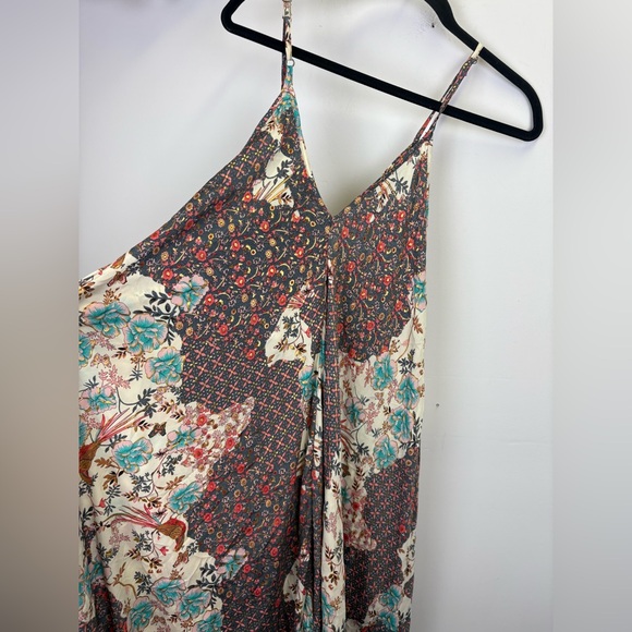 Cienna Boho Flowy Maxi Dress with Adjustable Straps and belt/ one size NWT - Picture 7 of 9